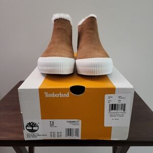 Timberland Skyla Bay 2.0 Rust Suede Mid Warm Lined Sneakers:New: Never Worn